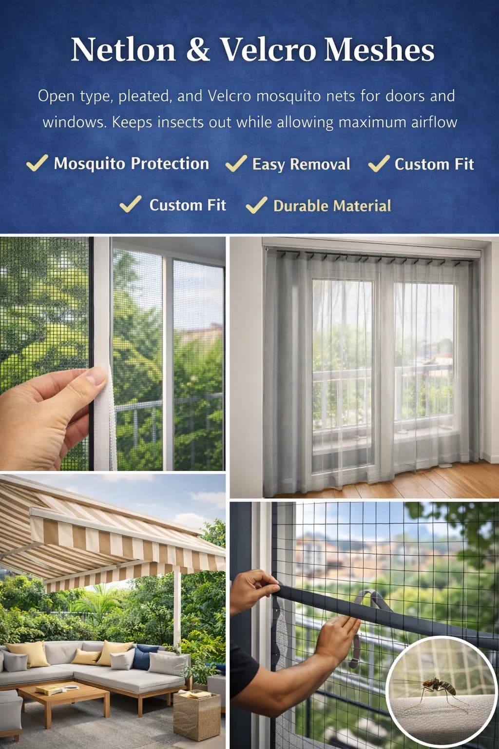 Netlon & Velcro Meshes